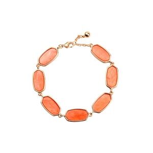 Goldtone Coral Bracelet